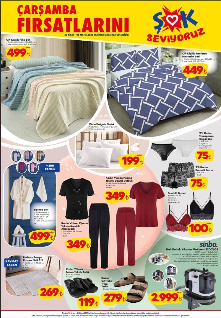 ŞOK 30 NİSAN AKTÜEL KATALOĞU