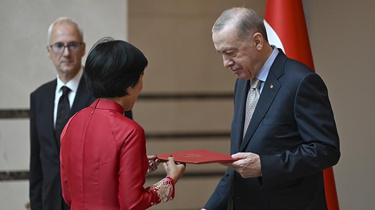 Cumhurbaşkanı Erdoğan, 5 ülkenin büyükelçisini kabul etti