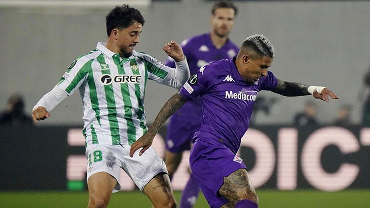 Fiorentina - Real Betis maçından kareler