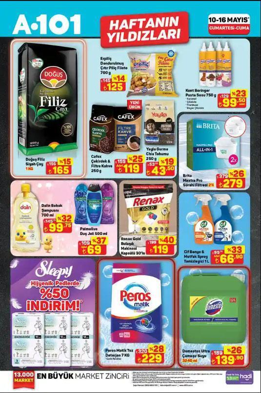 10-16 MAYIS A101 HAFTANIN YILDIZLARI