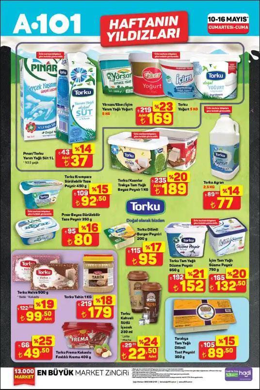 10-16 MAYIS A101 HAFTANIN YILDIZLARI