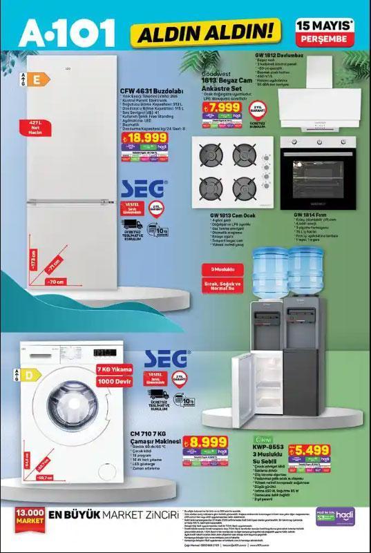 A101 15 Mayıs Aktüel Kataloğu A101 15 Mayıs Aktüel Kataloğu