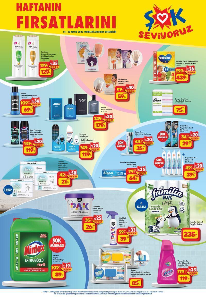 14 MAYIS 2025 ŞOK İNDİRİMLİ ÜRÜNLER