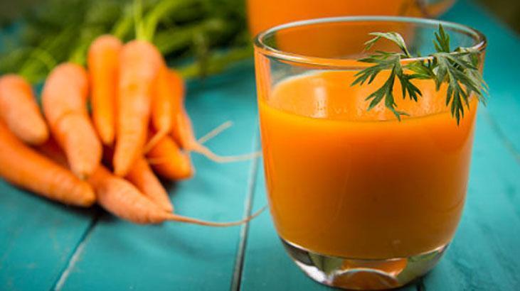 Yorgun yüzlere havuç dopingi Tülbentten geçirip sıkın, bahar ışıltısı garanti