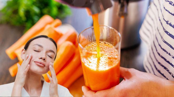 Yorgun yüzlere havuç dopingi Tülbentten geçirip sıkın, bahar ışıltısı garanti