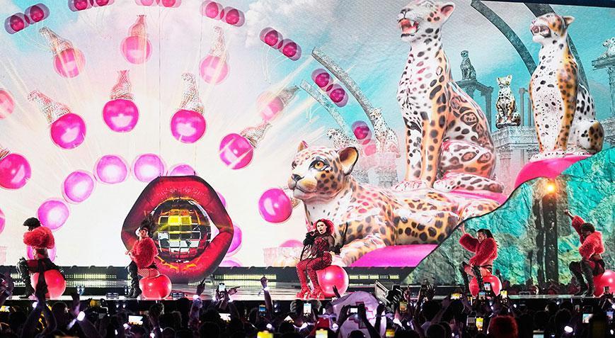 2025 Eurovision şarkı yarışması İşte törene damga vuran fotoğraflar