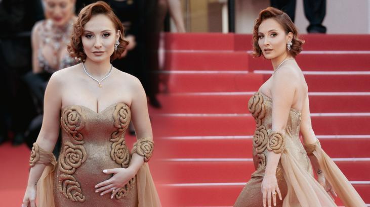 Cannes'da bebek müjdesi! Kırmızı halıda açıkladı