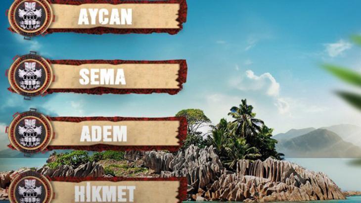 Kırmızı takımın potasındaki yarışmacılar Kırmızı takımın potasındaki yarışmacılar