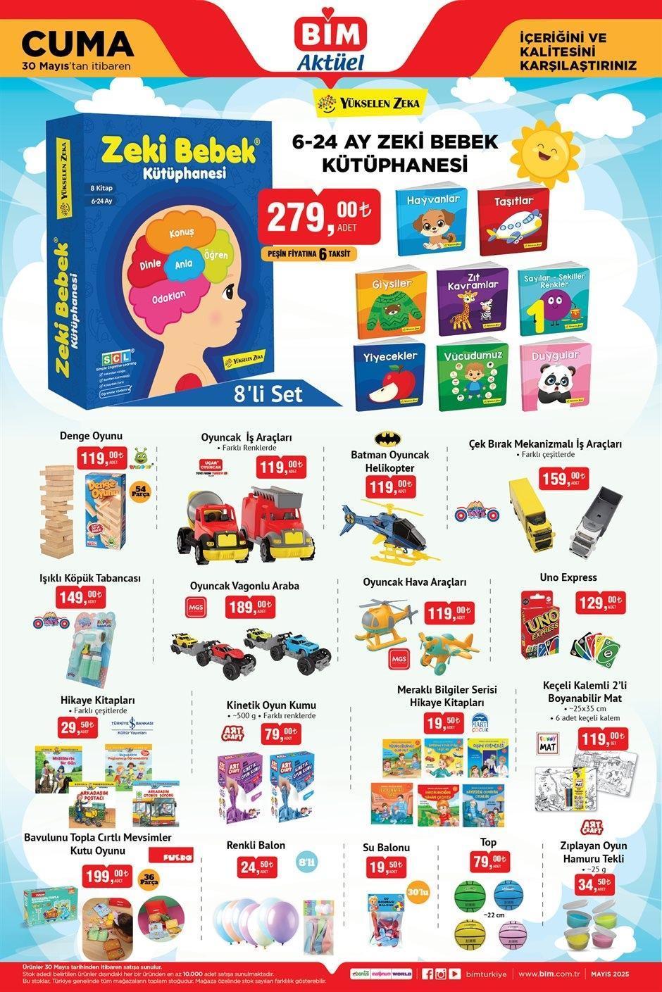 BİM 30 MAYIS CUMA AKTÜEL KATALOĞU