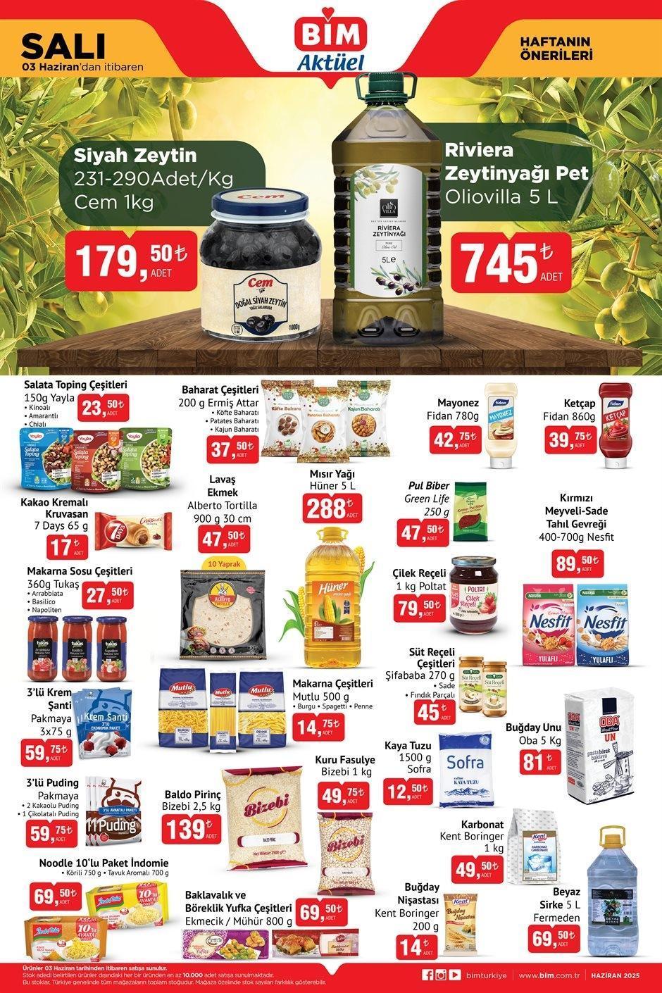 BİM 3 HAZİRAN SALI AKTÜEL KATALOĞU