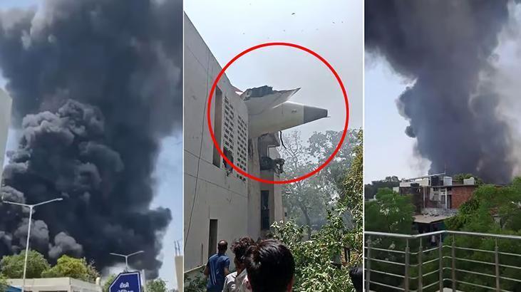 Hindistanda yolcu uçağı düştü İşte ilk görüntüler Hindistanda yolcu uçağı düştü İşte ilk görüntüler