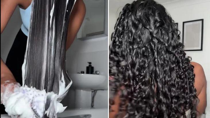 Saç kırıklarından fırçayla kurtuldu Şampuanı eşit dağıtıyor: Artık gür ve canlı