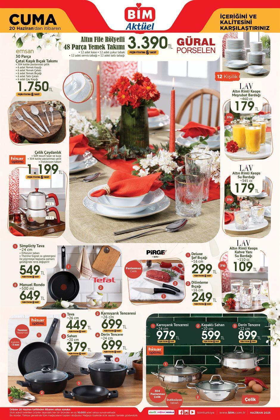 20 HAZİRAN CUM BİM AKTÜEL KATALOĞU 20 HAZİRAN CUM BİM AKTÜEL KATALOĞU