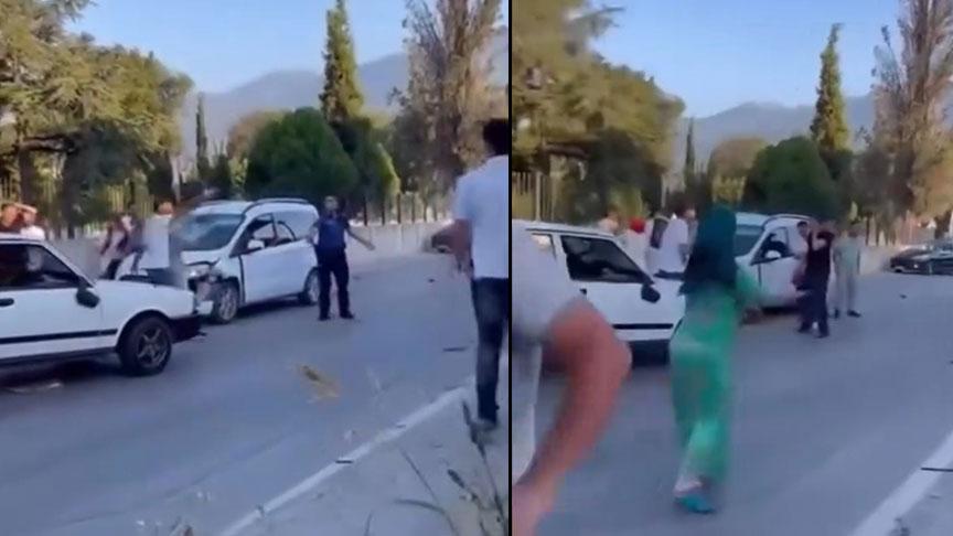 Kaza sonrası dehşet: 5 kişilik aile bıçaklandı!