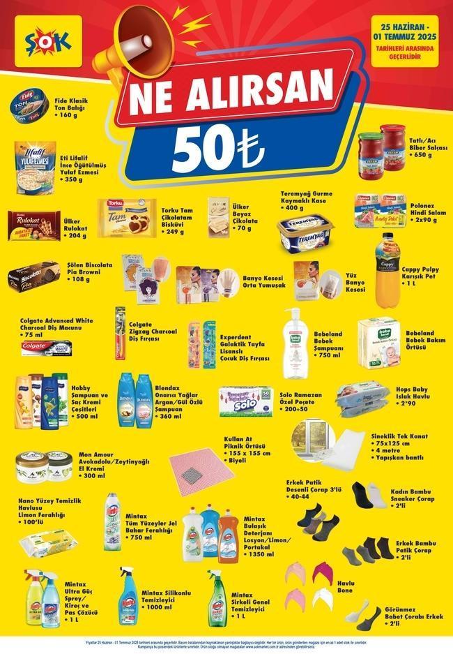 ŞOK NE ALIRSAN 50 TL KAMPANYASI