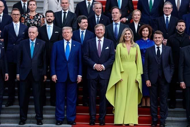 Laheydeki kritik NATO zirvesinden fotoğraflar Laheydeki kritik NATO zirvesinden fotoğraflar