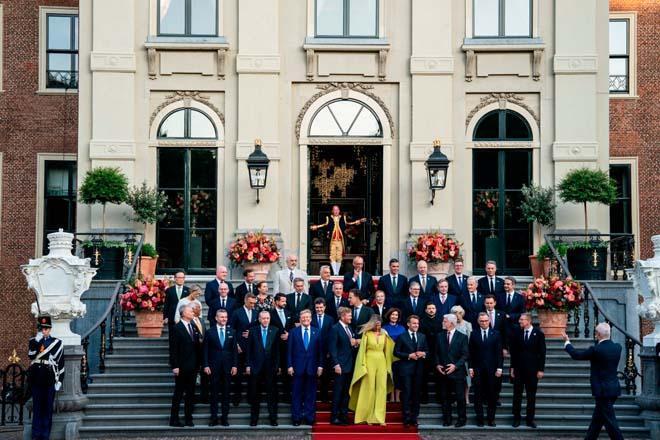 Laheydeki kritik NATO zirvesinden fotoğraflar Laheydeki kritik NATO zirvesinden fotoğraflar