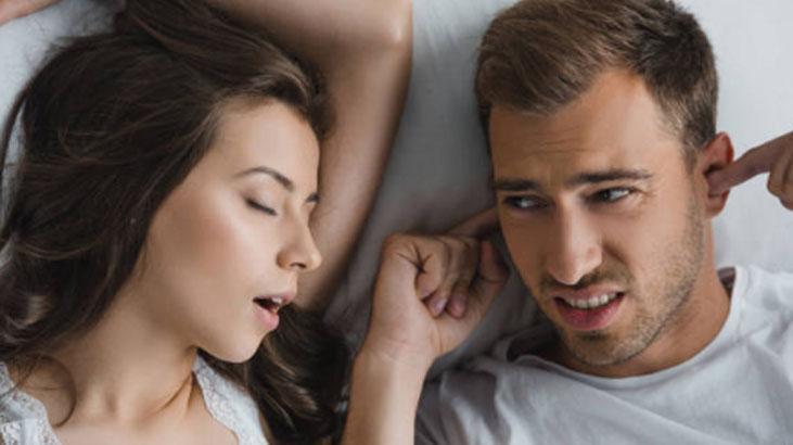 Stop snoring with your tongue. It works in 3 nights. Do it 30 seconds before going to bed.