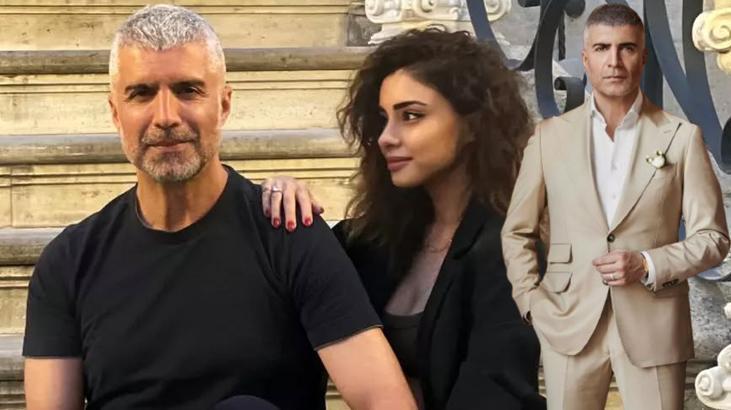 Özcan Deniz ve eşi tatilde romantik anlar yaşadı