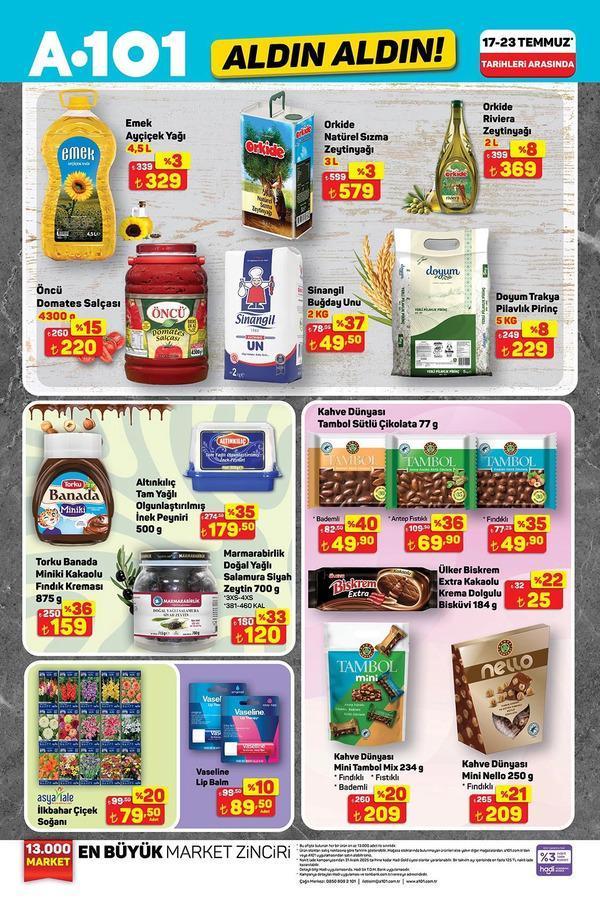 A101 AKTÜEL KATALOG 17 - 23 TEMMUZ 2025 A101 AKTÜEL KATALOG 17 - 23 TEMMUZ 2025