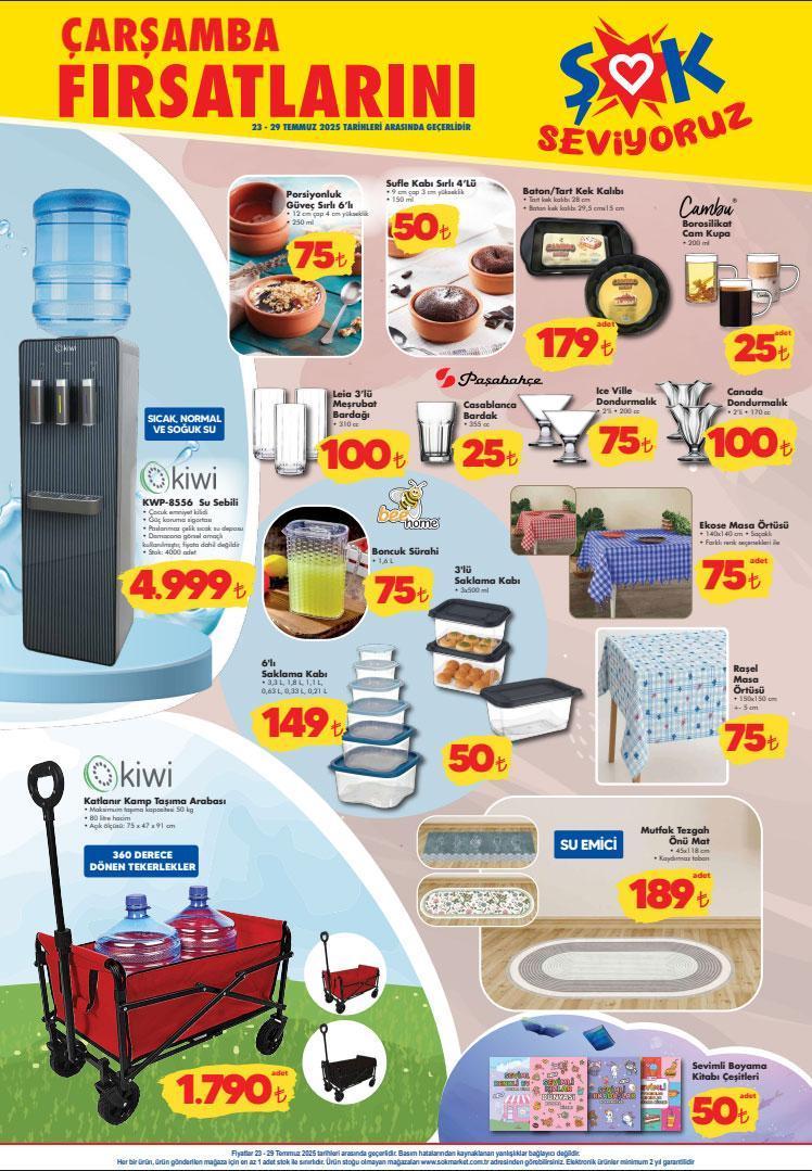 ŞOK 23-29 TEMMUZ AKTÜEL KATALOĞU