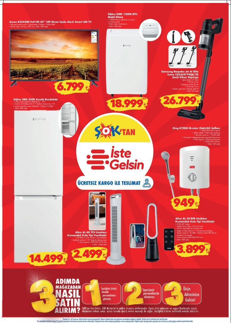 ŞOK 23-29 TEMMUZ AKTÜEL KATALOĞU