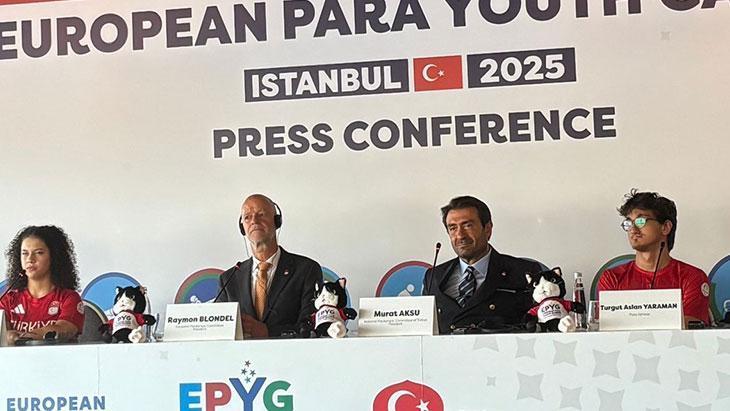 Avrupa Para Gençlik Oyunları için İstanbul’da basın toplantısı düzenlendi
