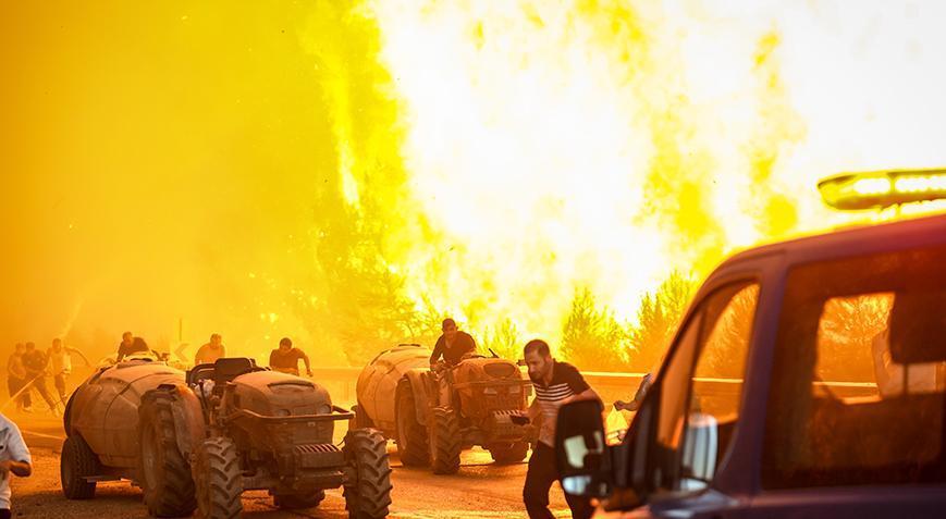 Son dakika haberler Bursada Gürsu ve Kestel ormanlık alanında yangın