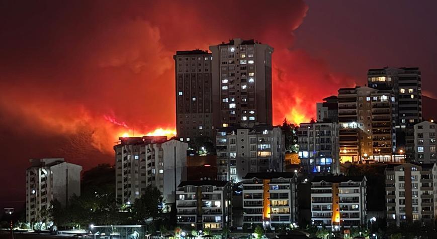 Son dakika haberler Bursada Gürsu ve Kestel ormanlık alanında yangın
