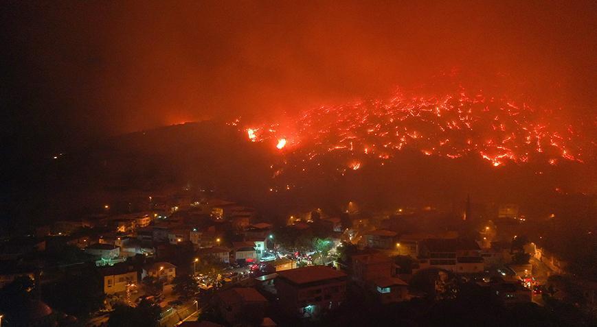 Son dakika haberler Bursada Gürsu ve Kestel ormanlık alanında yangın