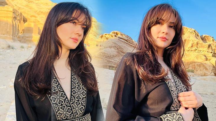 Burcu Özberk shared from Egypt, her poolside poses became a sensation