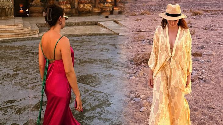 Yeni tatil rotası belli oldu Burcu Özberkin Instagram pozlarına beğeni yağdı