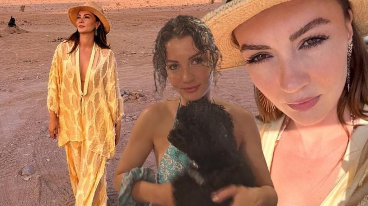 Yeni tatil rotası belli oldu Burcu Özberkin Instagram pozlarına beğeni yağdı
