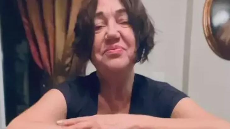 Sosyal medyada viral olan görüntü Nazan Öncel ve Yakışıklı Güvenlik bir araya geldi