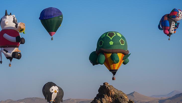 NEVŞEHİR KÜLTÜR YOLU FESTİVALİ’NDE RENKLİ BALONLAR BÜYÜLEDİ