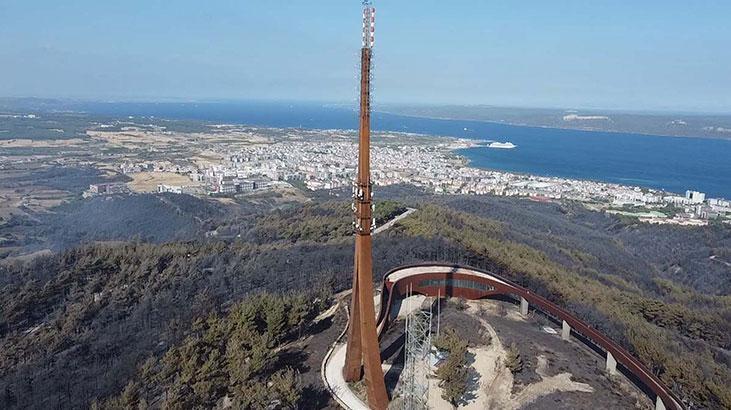 Sarıcaelide zarar gören alanlar dronla görüntülendi