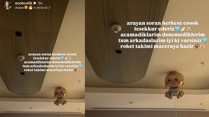 Burak Çelik ve eşi Ece Bayrak ilk bebeklerine kavuştu Çiçeği burnunda anne hastaneden paylaştı Burak Çelik ve eşi Ece Bayrak ilk bebeklerine kavuştu Çiçeği burnunda anne hastaneden paylaştı