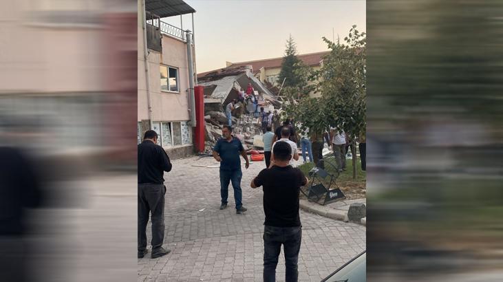 Balıkesir'de 6.1 şiddetindeki deprem sonrası bir bina çöktü - Son Dakika  Milliyet