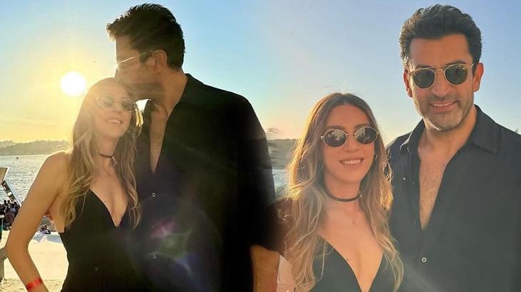 Kenan İmirzalıoğlu aşka geldi Eşi Sinem Kobalı peş peşe paylaştı