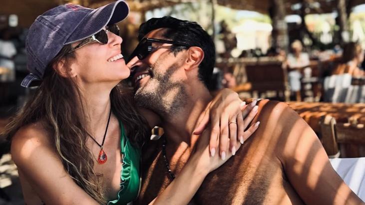 Kenan İmirzalıoğlu aşka geldi Eşi Sinem Kobalı peş peşe paylaştı