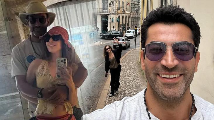 Kenan İmirzalıoğlu aşka geldi Eşi Sinem Kobalı peş peşe paylaştı