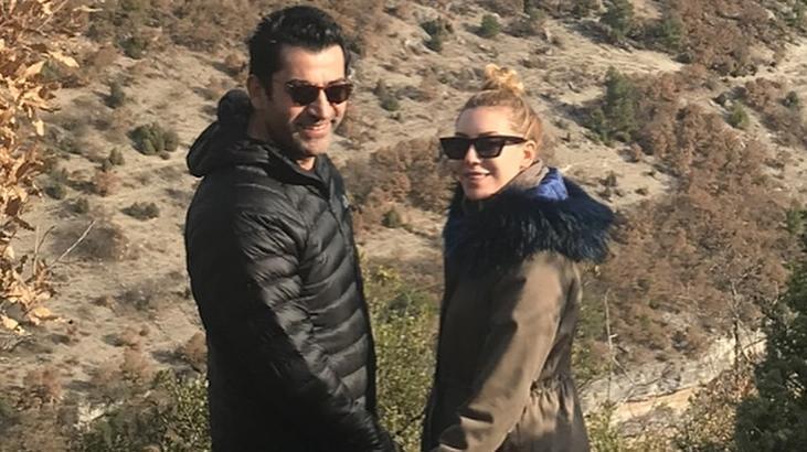Kenan İmirzalıoğlu aşka geldi Eşi Sinem Kobalı peş peşe paylaştı