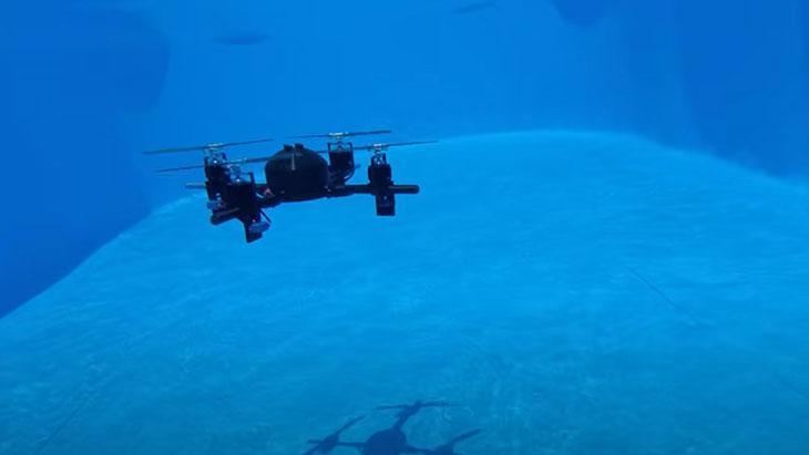 4 öğrenci havada ve suda gidebilen drone geliştirildi