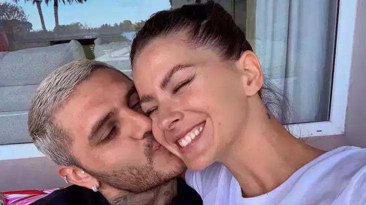 Mauro Icardi schoss ein Tor, seine Freundin war begeistert und begrüßte ihn mit Simges Lied Aşkın Olayım