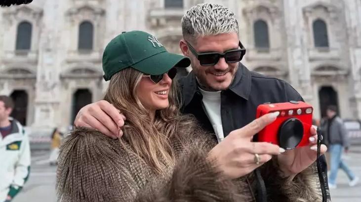 Mauro Icardi schoss ein Tor, seine Freundin war begeistert und begrüßte ihn mit Simges Lied Aşkın Olayım