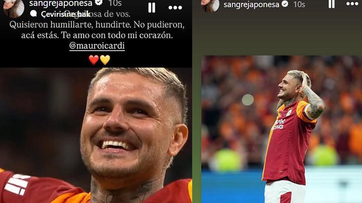Mauro Icardi schoss ein Tor, seine Freundin war begeistert und begrüßte ihn mit Simges Lied Aşkın Olayım