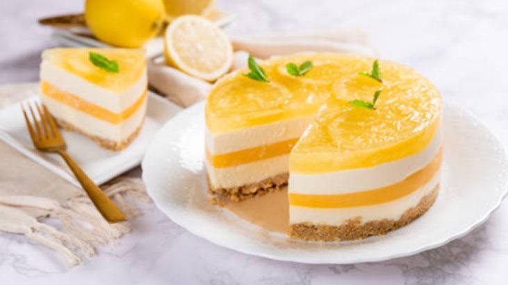 Yazın bastıran tatlı krizine ilaç Fırınsız şipşak hazır, limonlu efsane cheesecake