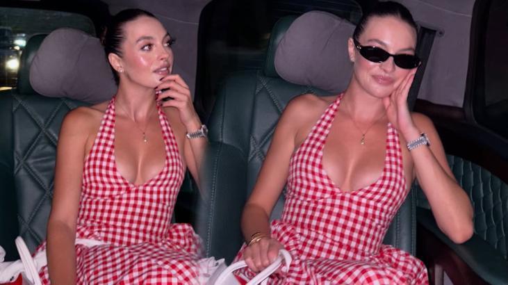 Melis Sezenden ekoseli elbise şovu Kısa sürede beğeni yağdı Melis Sezenden ekoseli elbise şovu Kısa sürede beğeni yağdı