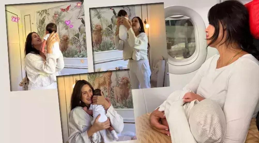 Çiçeği burnunda anne Sahra Işık Aybirdiden yeni pozlar Fit haliyle dikkat çekti Çiçeği burnunda anne Sahra Işık Aybirdiden yeni pozlar Fit haliyle dikkat çekti
