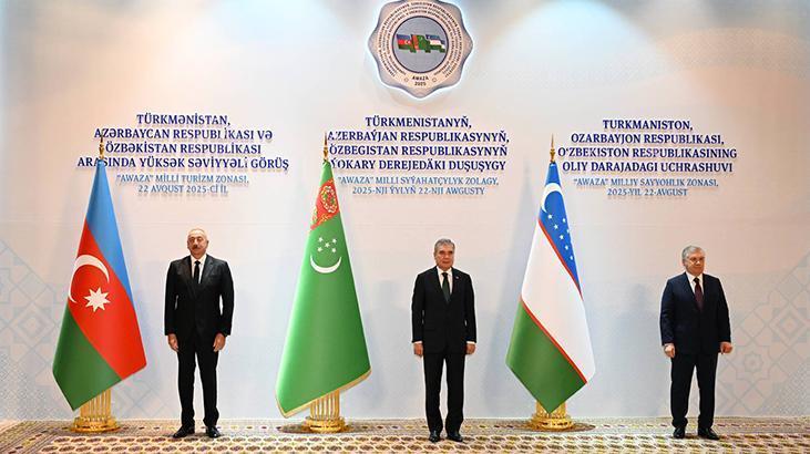 Azerbaycan, Türkmenistan ve Özbekistan liderleri arasında üçlü zirve gerçekleşti